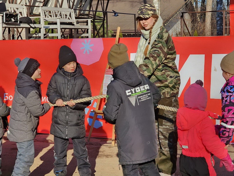 В парках Богородского округа отметили День защитника Отечества