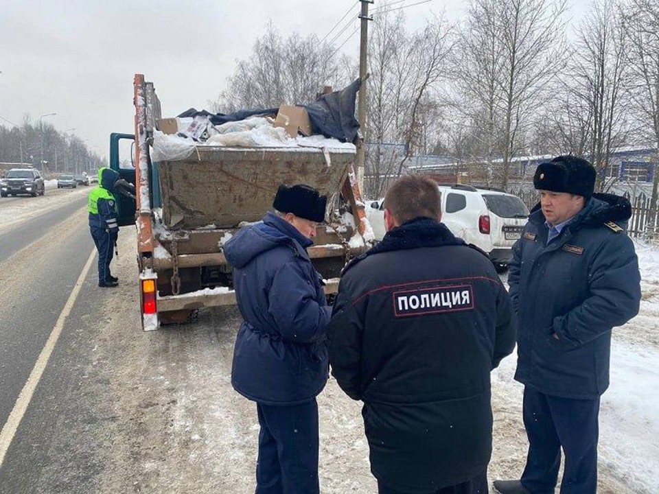 В Раменском предотвратили незаконный сброс строительных отходов