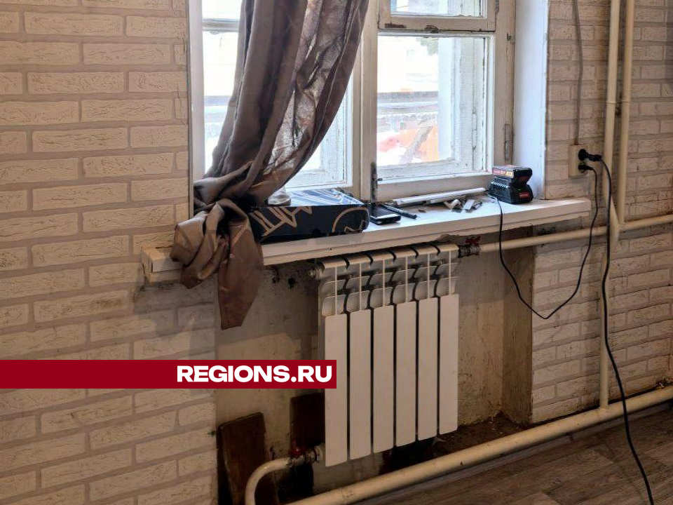 В военном городке под Можайском обновляют систему отопления