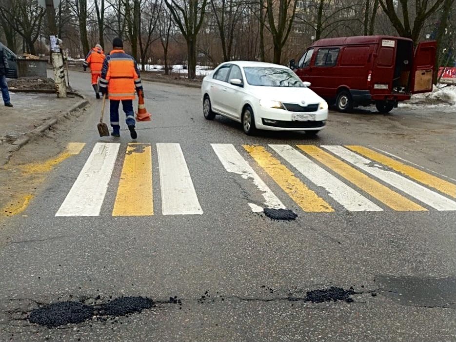 В Черноголовке продолжается ямочный ремонт: где провели работы