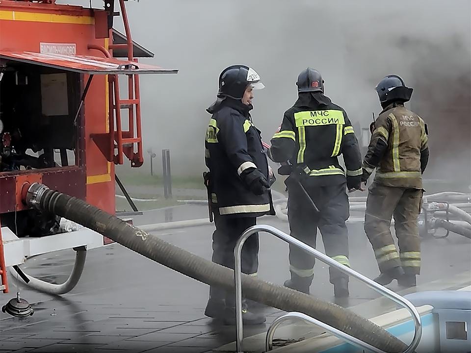 Общежитие загорелось в Шатуре