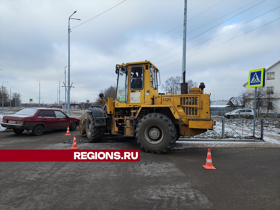 В Серпухове на улице Горького началась подготовка к ремонту дорожного покрытия