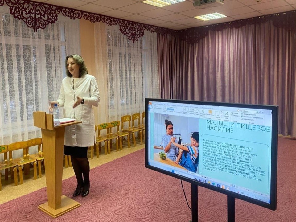 Психотерапевт из Дмитрова рассказала родителям о важности здорового питания детей