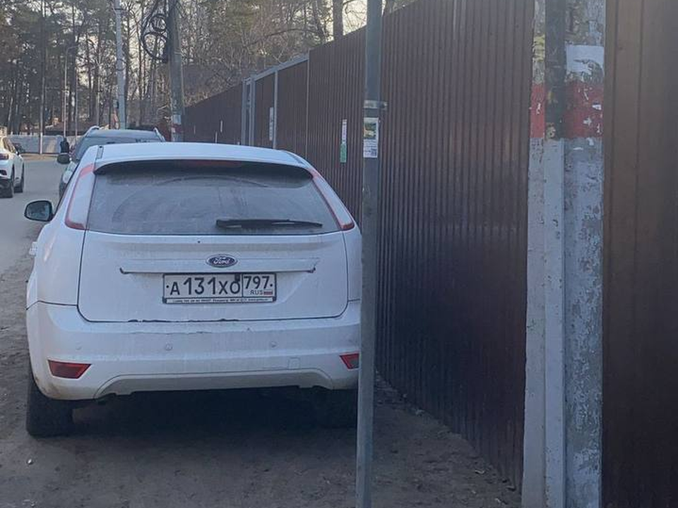 Стало известно, кто развесил мешки для мусора на дорожных знаках в Малаховке
