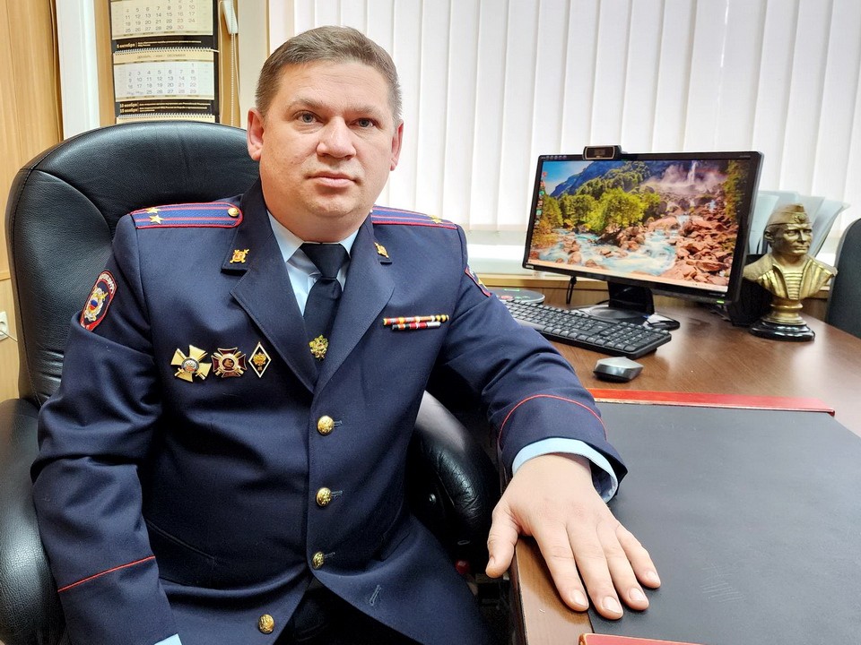 Полковник полиции из Ногинска отметил 17-летие службы