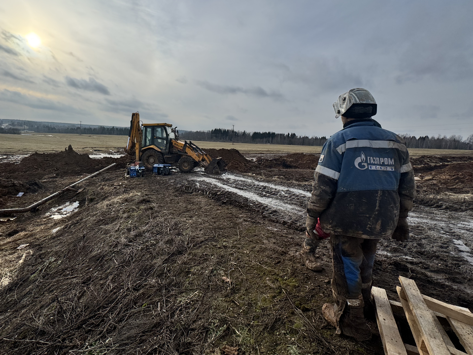 Строительство газопровода стартовало в Храброве