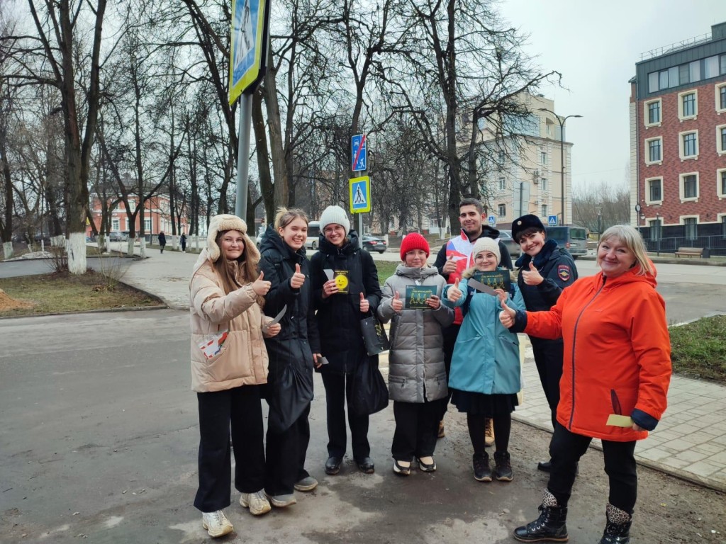 В Наро-Фоминске инспекторы ГИБДД выявляют нарушителей среди пешеходов