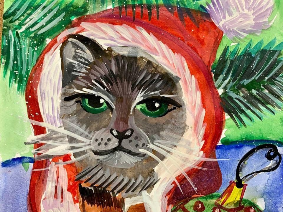 Жителей Лобни приглашают на выставку детских рисунков «Настроение Нового года»