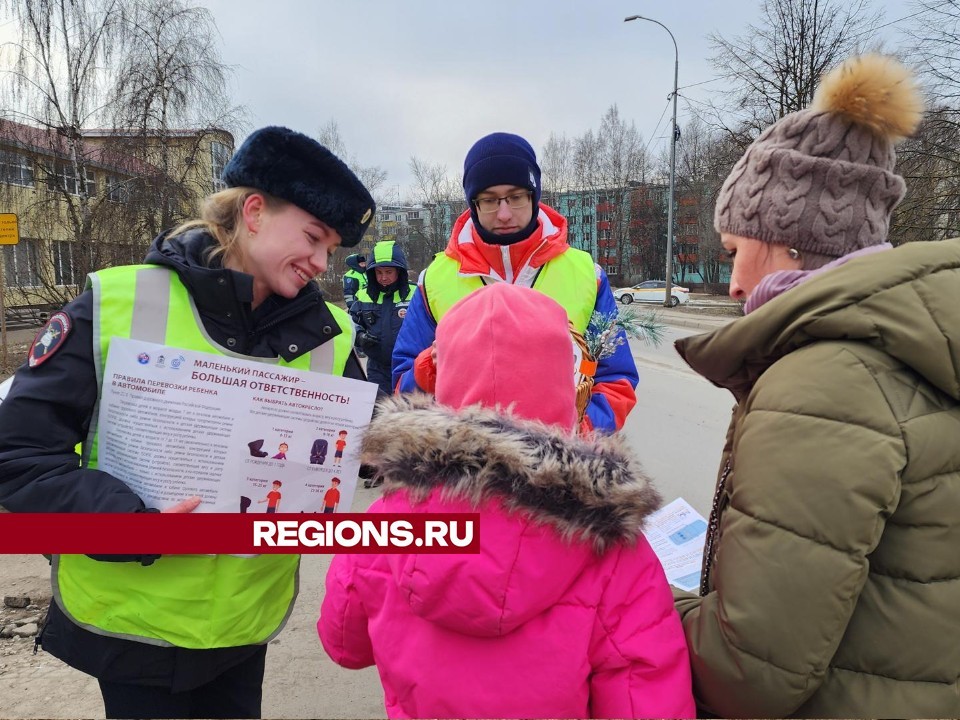 Акцию по проверке использования детских кресел организовала Госавтоинспекция Лобни