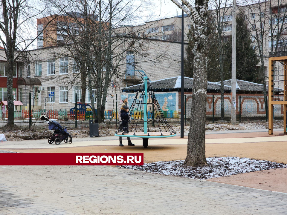 Ремонт в сквере Журавлева в Дубне закончат в апреле