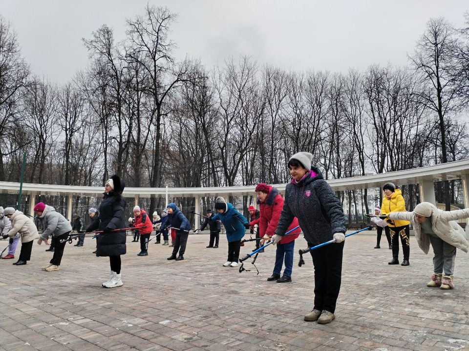 В Подольске провели спортивную акцию с участием клуба «Активное долголетие»