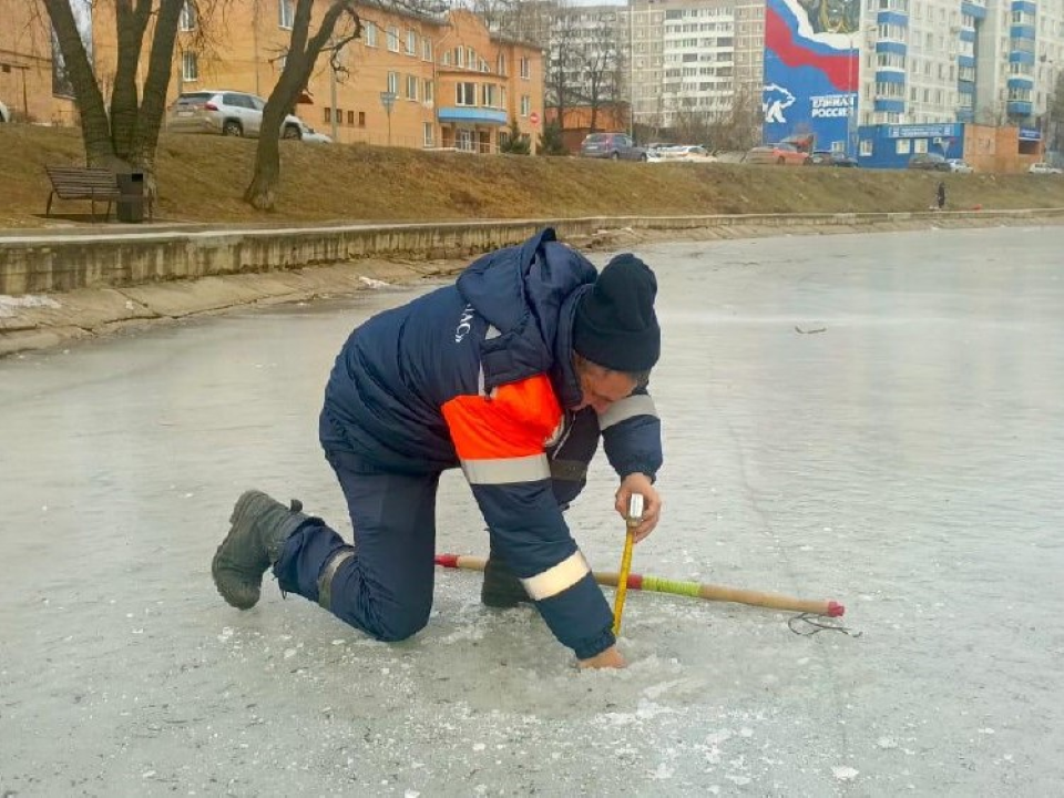 Спасатели: опасный рыхлый лед покрывает водоемы Чехова