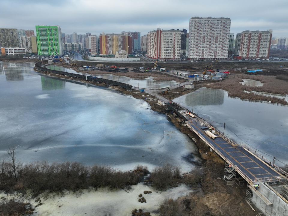 В этом году жители Люберец и столицы начнут пользоваться мостом через озеро Черное