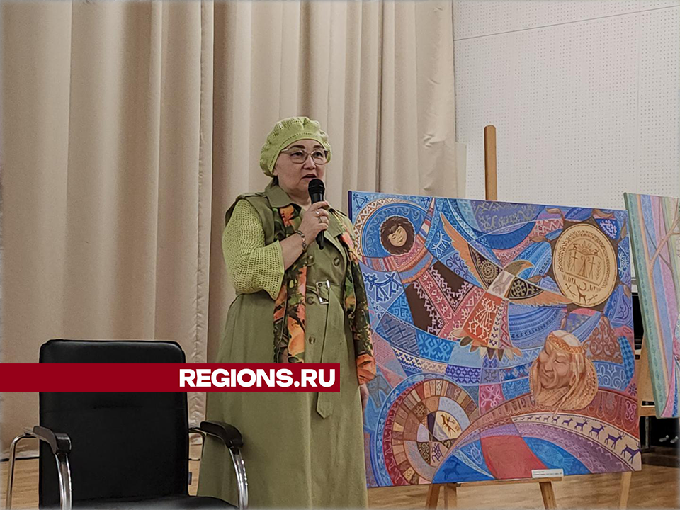 Мечтайте и творите: художница Зифа Тулумбаева вдохновила школьников Истры