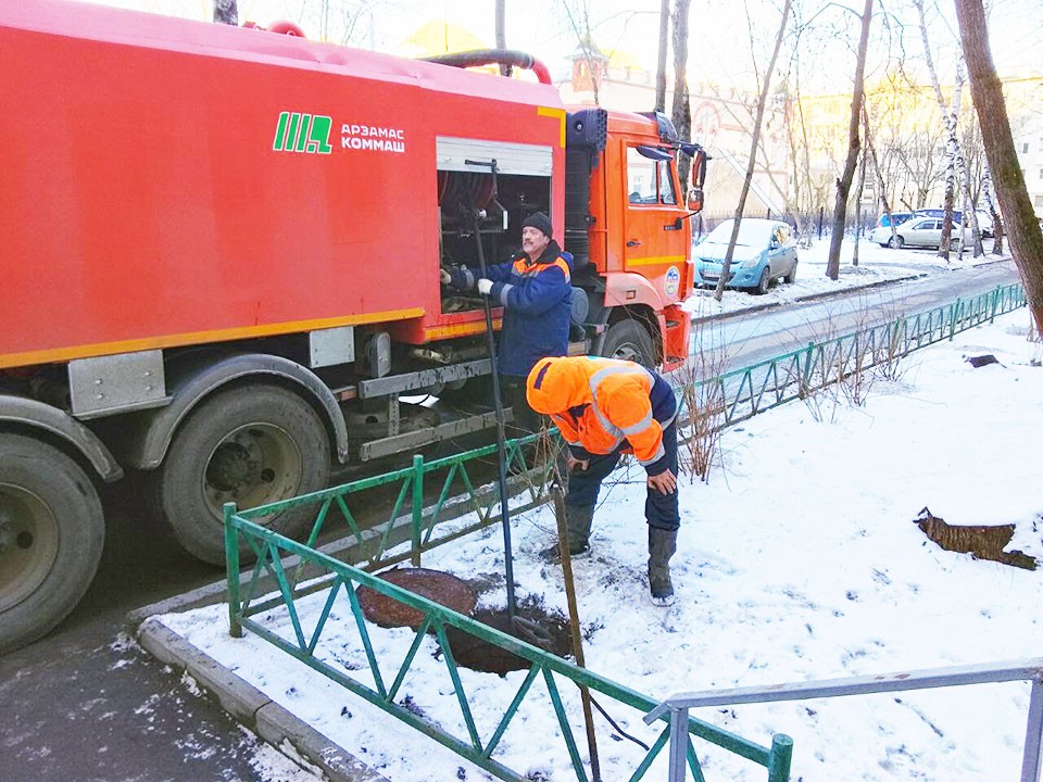 Систему водоотведения восстановили в Баркове