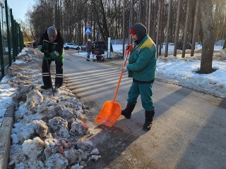 В Шатуре расчистили от снега дорогу к СНТ после обращения жителей