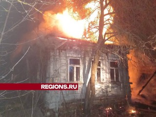 В Дрезне сгорел частный дом