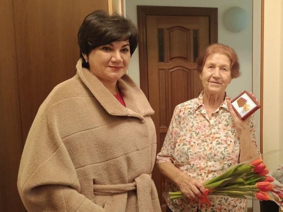 Ветерану Великой Отечественной войны из Балашихи вручили медаль «80 лет Победы»