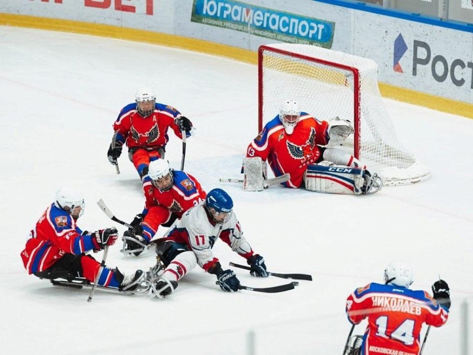 Подмосковные спортсмены выиграли бронзу чемпионата России по следж-хоккею