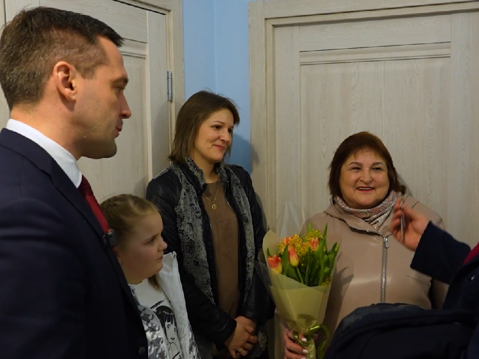 В Дубне к 8 марта сбылась давняя мечта переселенцев из ветхого жилья