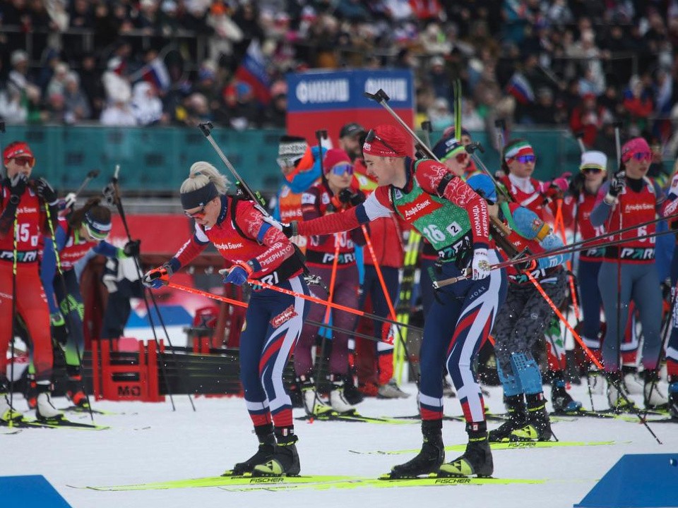 Подмосковные биатлонисты завоевали серебро на чемпионате России в сингл-миксте