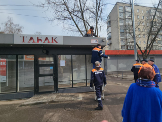 На перекрестке улиц Попова и Воинов Интернационалистов в Люберцах будет не ларек, а удобный тротуар