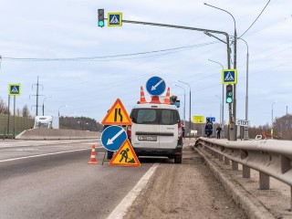 Светофор в Калинове изменил режим работы из-за реконструкции дороги Серпухов – Протвино