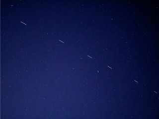 Спутники Starlink заметили в небе над Подмосковьем