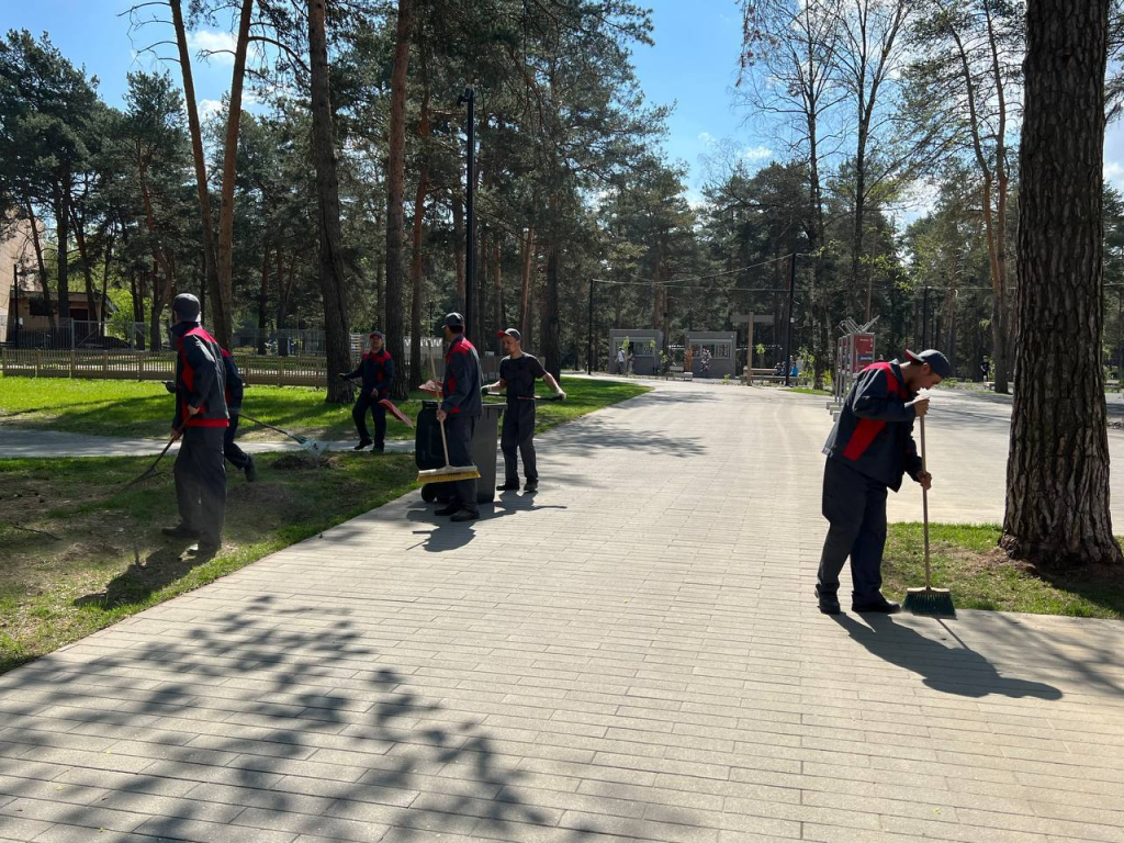 Жуковский городской парк готовят к летнему сезону