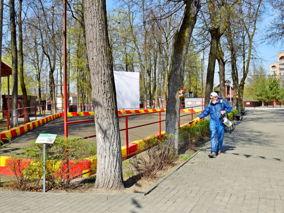 Егорьевцам объяснили, зачем в парках нужна акарицидная обработка