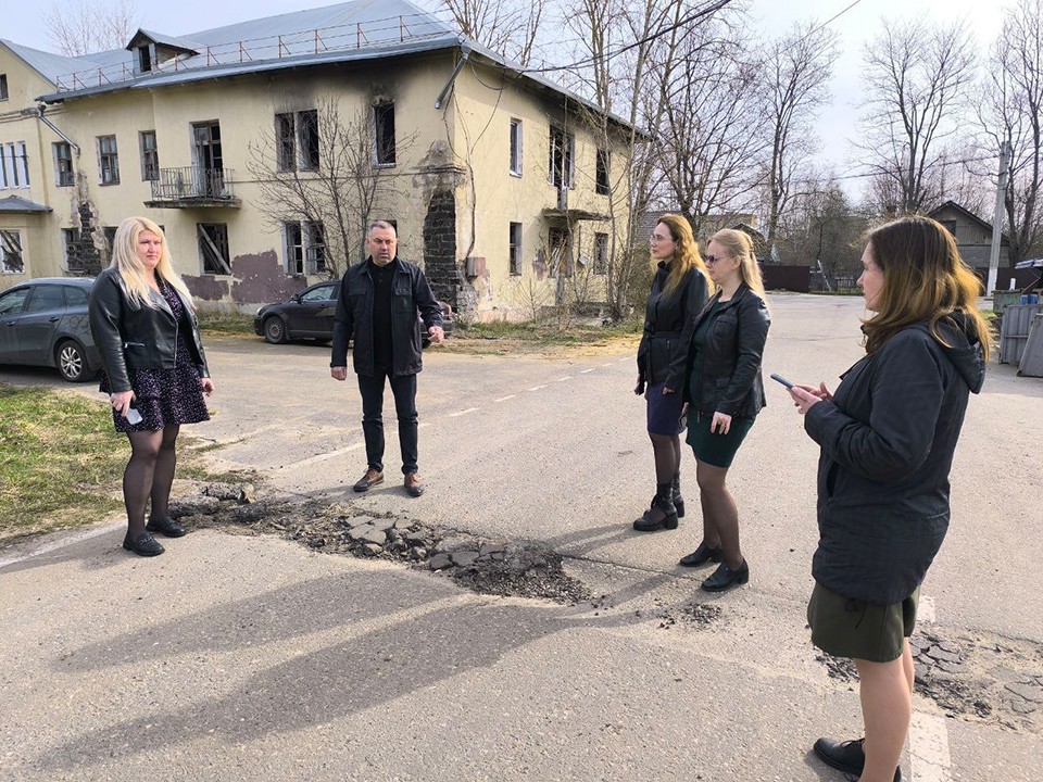 На улице Урицкого в Рошале отремонтируют дорогу после прокладки газопровода