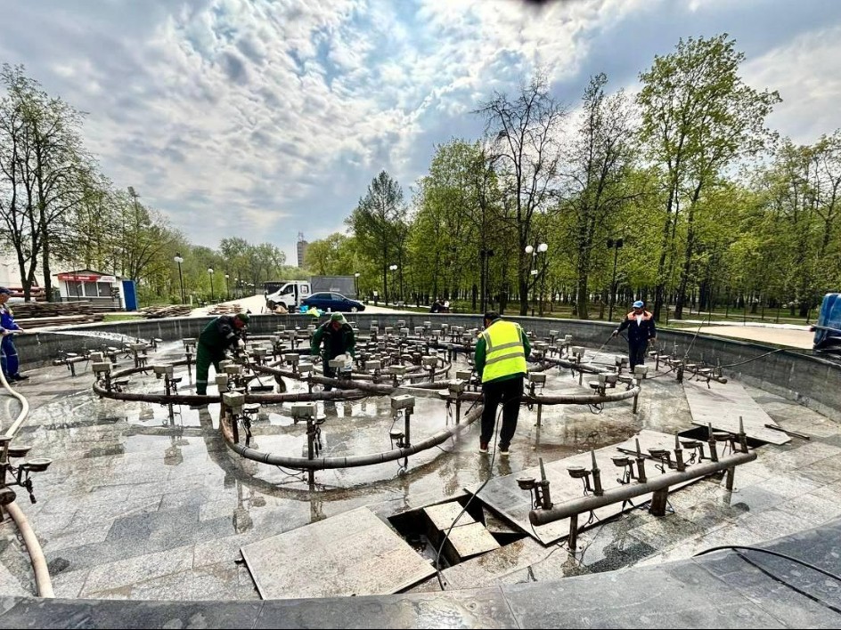 В Подмосковье откроют фонтаны