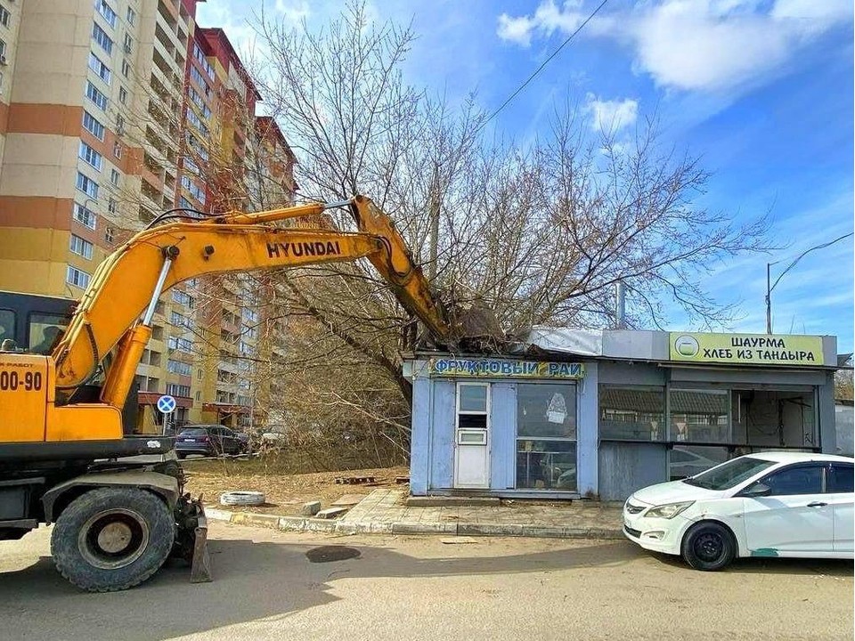 Еще четыре незаконных торговых объекта демонтированы в Люберцах