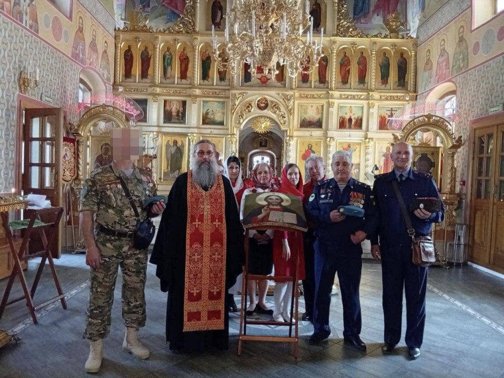 Участники СВО передали икону блокадницы в храм Подольска