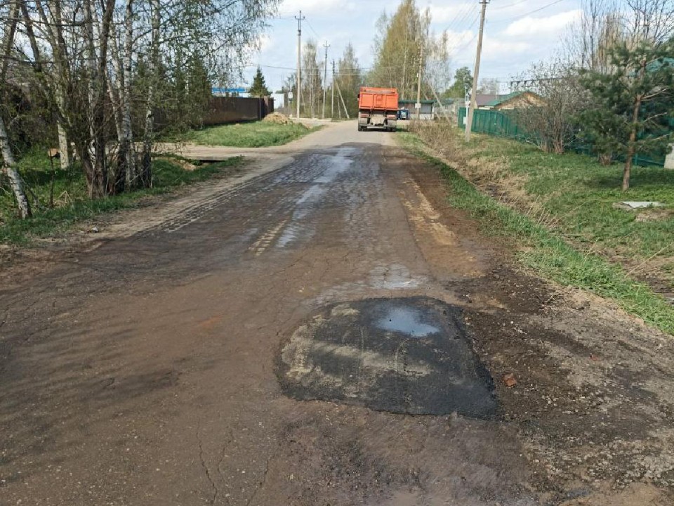 Разрушенные участки дорог отремонтировали в Шаховской