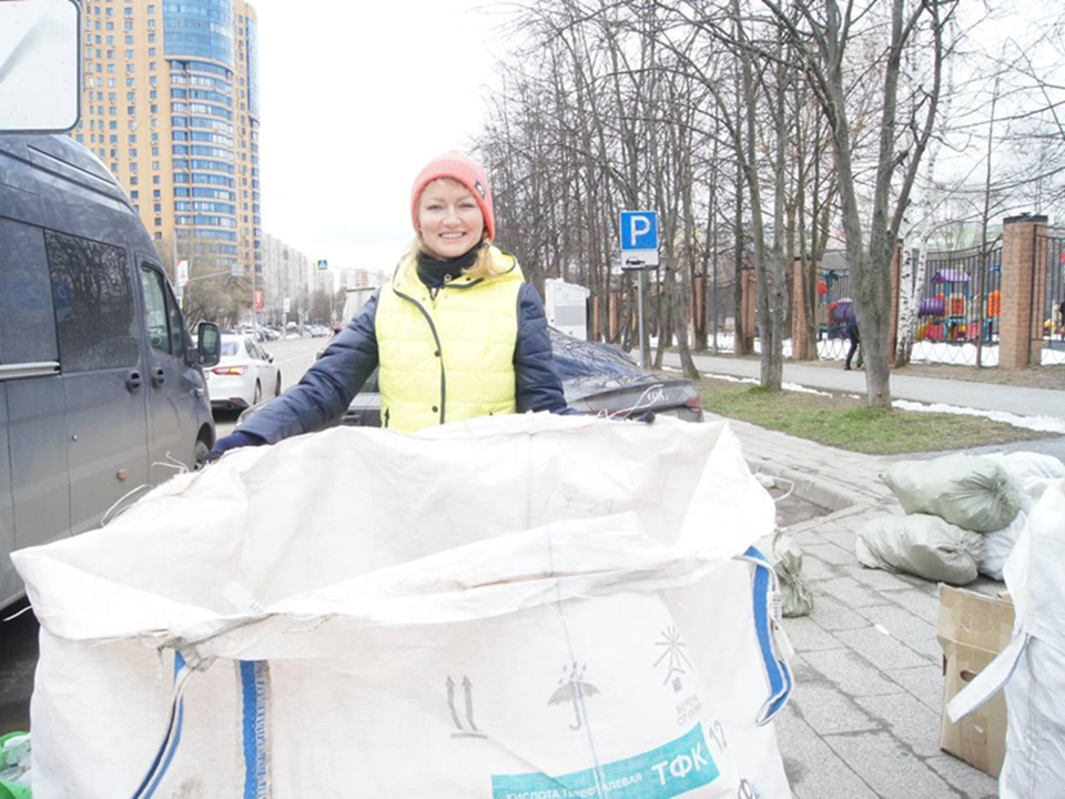 В Реутове собрали более 50 мешков вторсырья на экологической акции