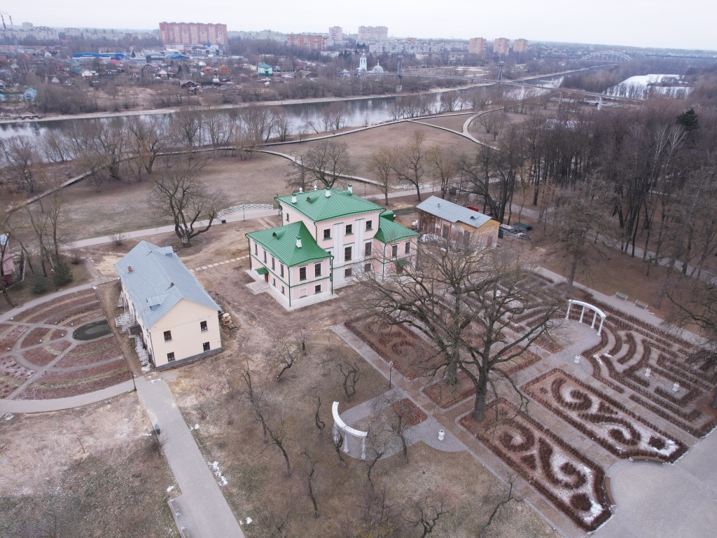 Нейросеть визуализировала Воскресенск в виде хоккейного поля на фоне химкомбината