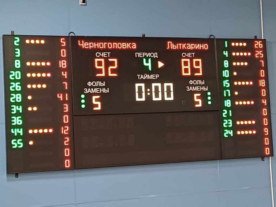 Черноголовские баскетболисты вырвали у лыткаринцев победу в Высшей лиге Первенства Подмосковья