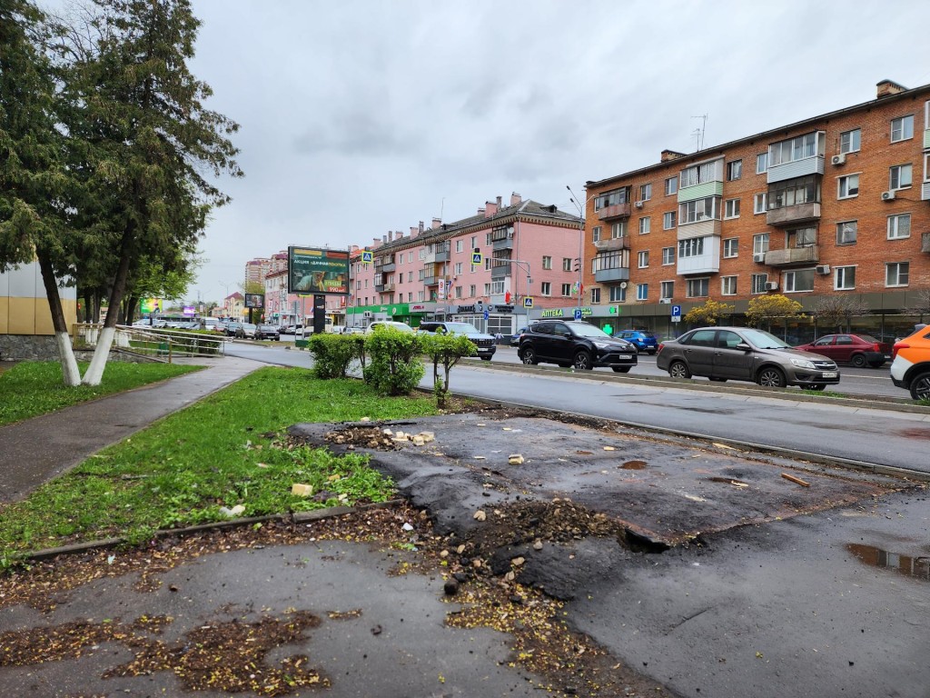 На Московском проспекте в Пушкино демонтировали нестационарный павильон