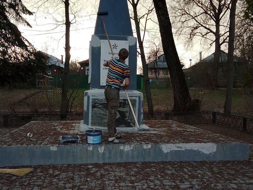 Подготовка памятников к 80-й годовщине Победы завершается в Балашихе
