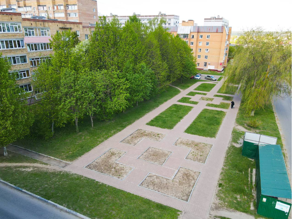 Скамейки, камеры и фонари планируют установить в новом сквере в Кашире