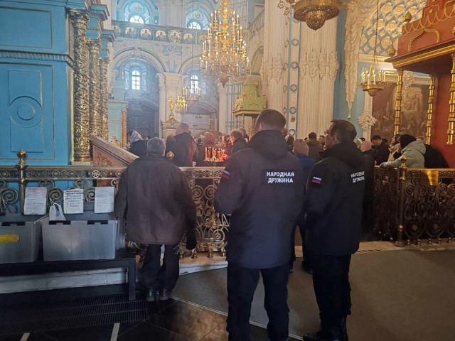 Силовики и дружинники дежурили в 31 храме Истры в Вербное воскресенье