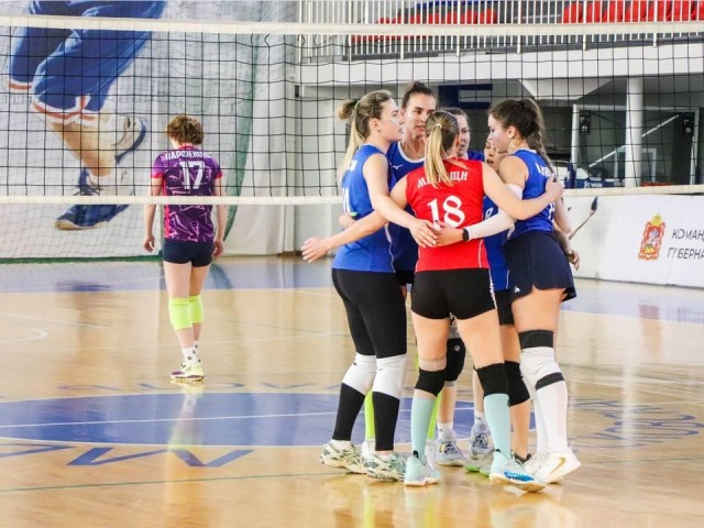Женская команда «Мытищи» выиграла чемпионат Подмосковья по волейболу