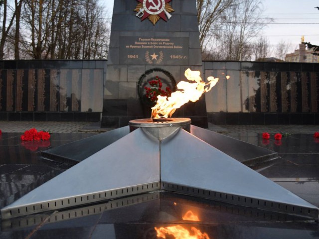 Вечный огонь зажгли в Яхроме