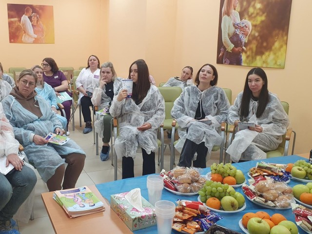 Чаепитие устроили для будущих мам в роддоме Ступинской больницы