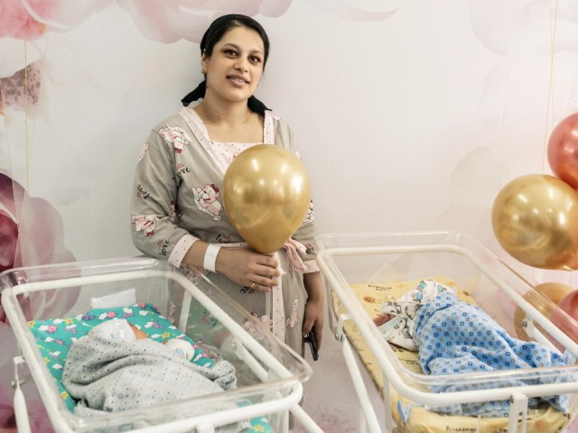 В Солнечногорском роддоме приняли первую в этом году двойню