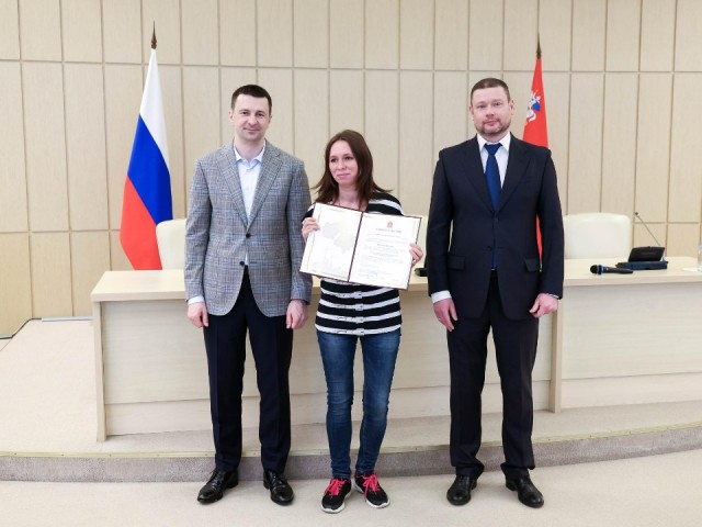 Медсестра из Люберец получила сертификат «Социальной ипотеки»