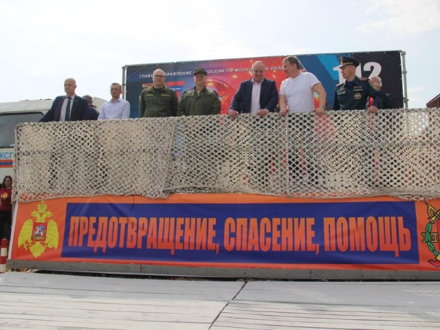 В Егорьевске отработали действия при угрозе лесных пожаров