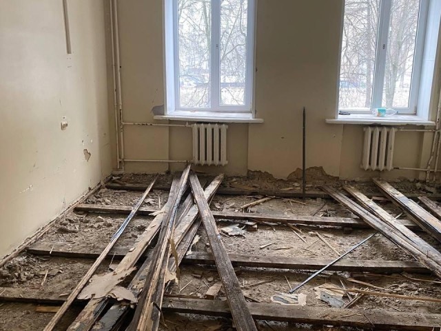 В Лыткаринской больнице начался капитальный ремонт хирургического корпуса
