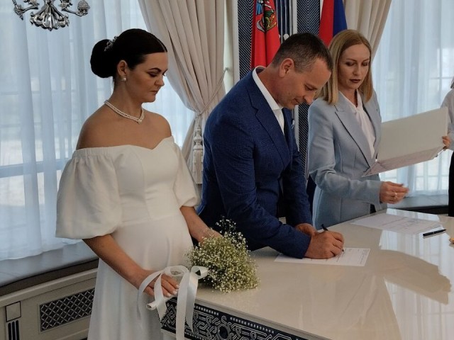 В музее парка «Патриот» начался свадебный сезон